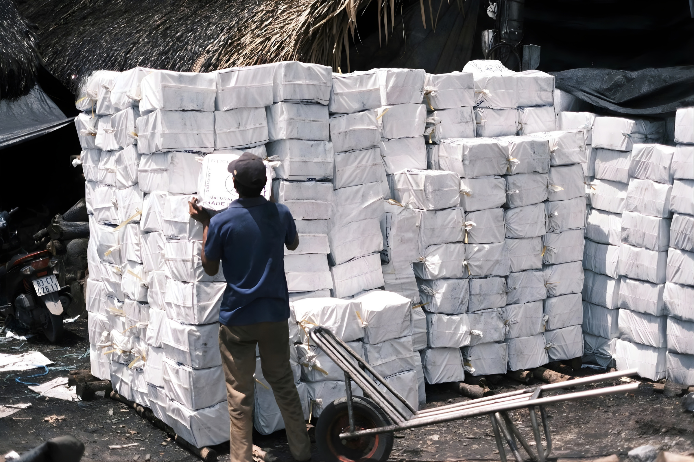 Charcoal production process